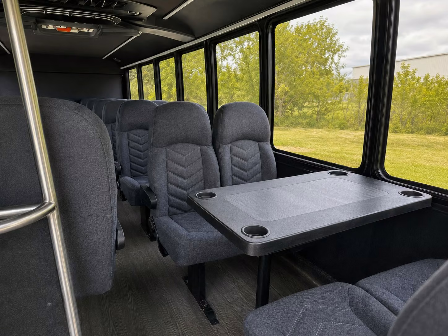 18 passenger minibus interior