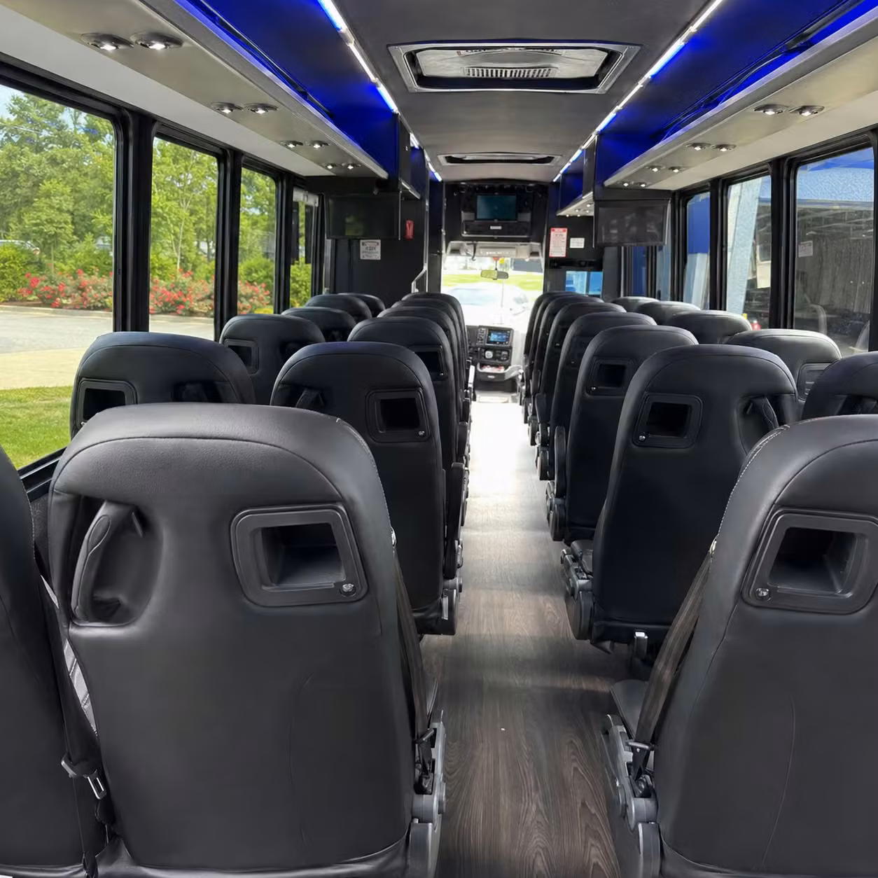 25 passenger minibus inside