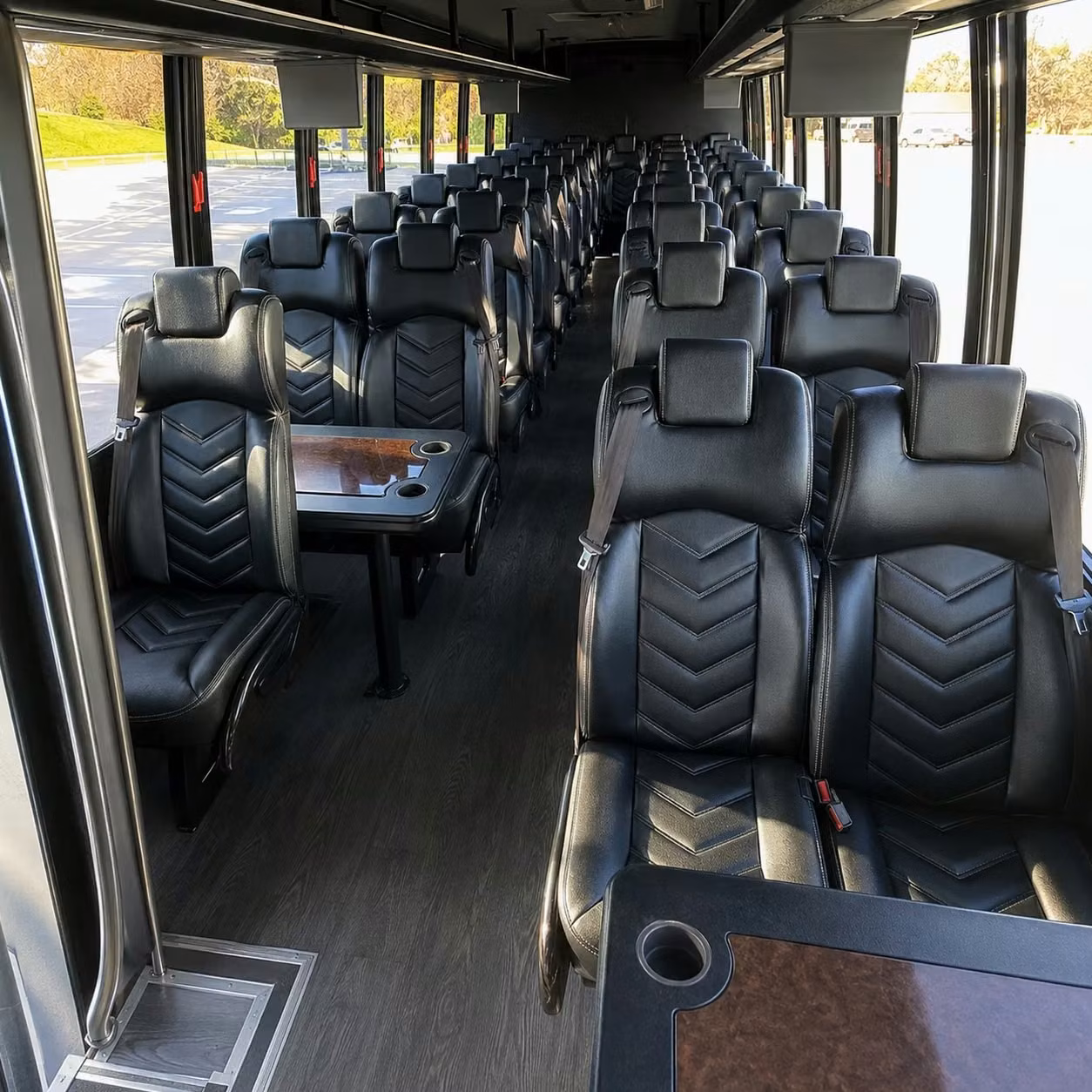 28 passenger minibus interior