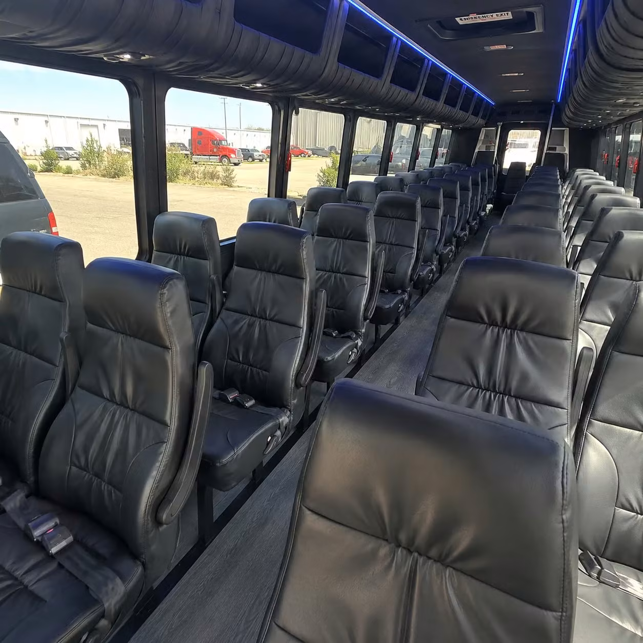 35 passenger minibus interior