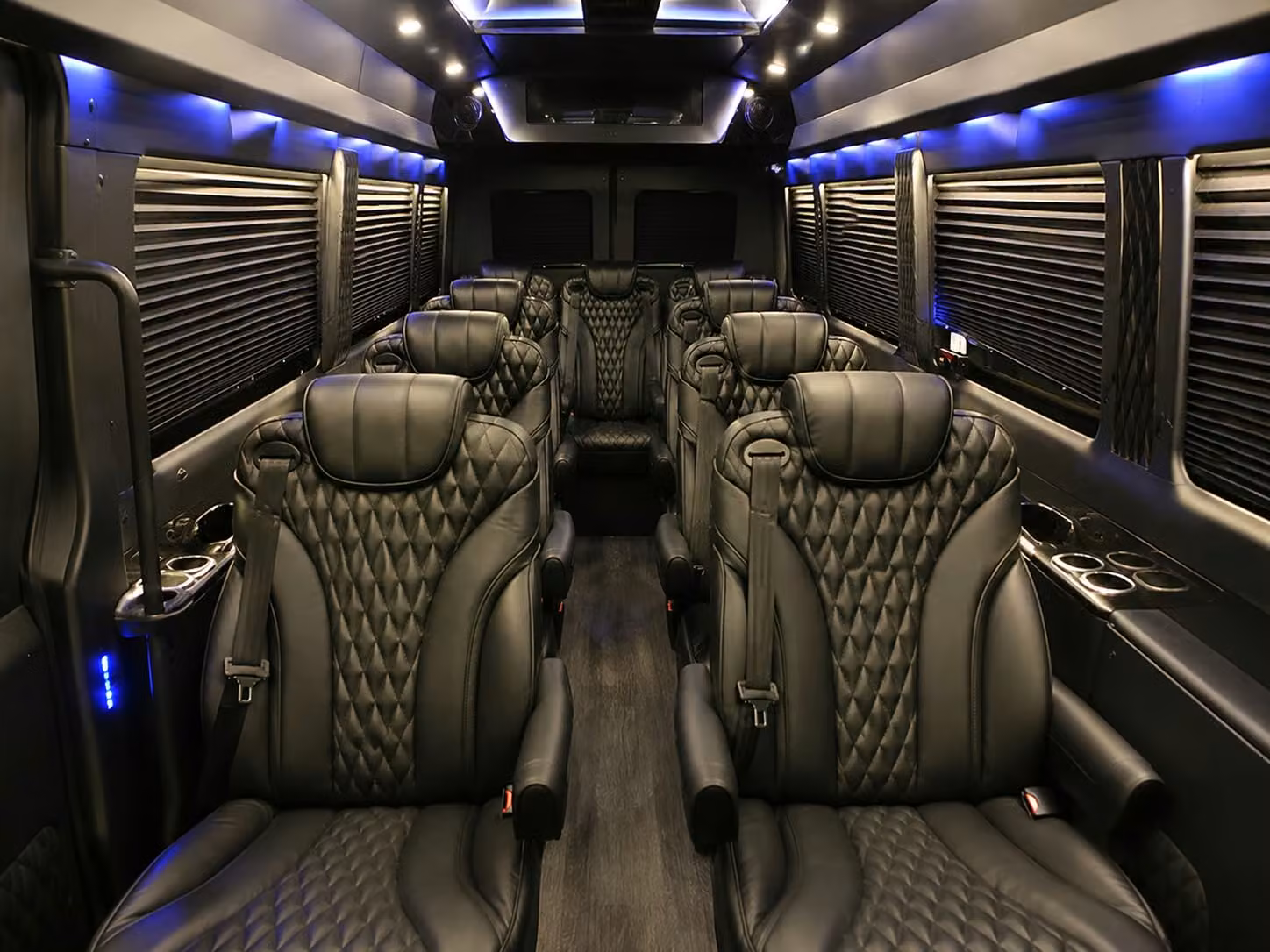 sprinter van with driver inside