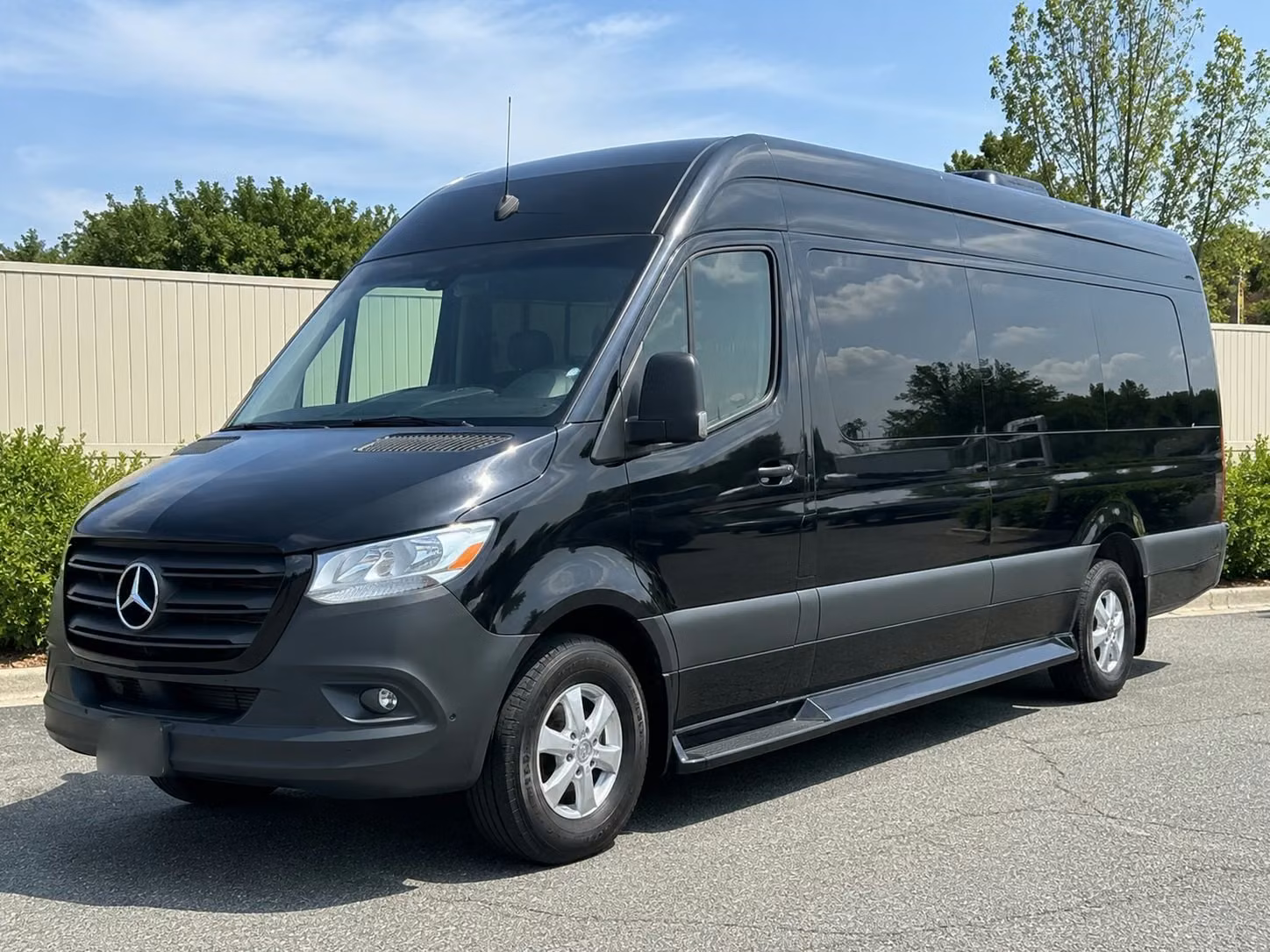 sprinter van with driver